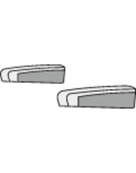 Καλύμματα βραχίονα καθίσματος für Fiat Chassis Sitze ab 07/2006 Velours