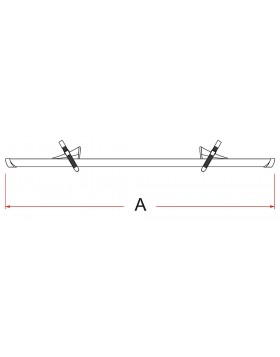Ράγα Βάσης ποδηλάτου Kit Rail Premium 48