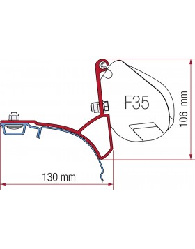 Αντάπτορας KIT FIAMMA VW T5