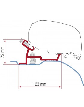 Αντάπτορας Kit Ducato/Jumper/Boxer High Roof Super Long ab 06/2007