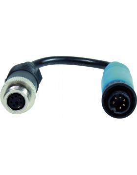 Κάμερα-Αντάπτορας 6-pol. Metall-Schraubkupplung auf 6-pol. Schraubstecker