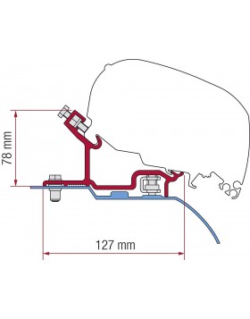 Αντάπτορας Kit Ducato H3 / Jumper H3 / Boxer H