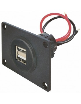 ΠΡΙΖΑ ΔΙΠΛΗ USB PRO-CAR ΜΕ ΠΛΑΙΣΙΟ