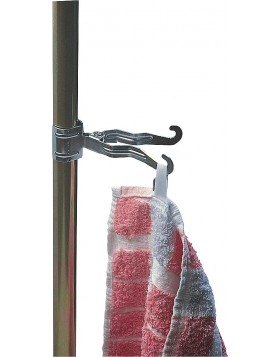 Kleiderklemmhaken 2-fach
