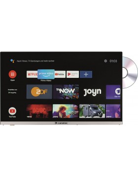 Τηλεόραση Vision CAV ευρυγώνια TV με DVB-T2 HD, DVB-S2 HD, DVD-Player, Bluetooth και Smart TV Stic