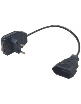 Euroflachstecker mit Ein-/Ausschalter