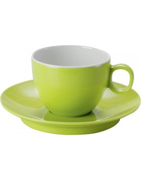 Φλυτζάνι Espresso με πιατάκι Lime Green