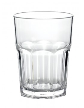 Caipi Latte Glas 2-tlg., klar
