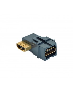 Σύνδεσμος HDMI γωνιακός, μαύρος
