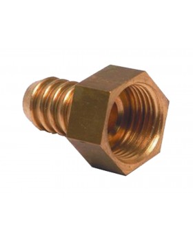 Messing-Tülle gerade 1/2 Zoll x 12 mm für flexible 12 mm Schläuche