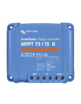 Ρυθμιστής φόρτισης Φ/Β MPPT SmartSolar 75/15