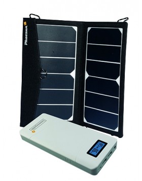 Mobile Solarladestation Trek King 2 x 7 & Powerpack MP 18