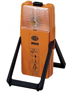 Sicherheitswarnblinkleuchte Modell 3003, orange mit Batterien