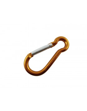 Karabinerhaken Alu orange