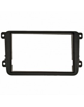 Doppel ISO Radioblende für VW T5 Startline/Transporter ab 2010