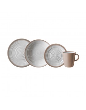 ΠΙΑΤΑ - ΠΟΤΗΡΙΑ ΣΕΤ Melamin Apollo Stone Touch 16-tlg. creme/beige