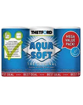 Χαρτί τουαλέτας Aqua Soft 6 ρολά