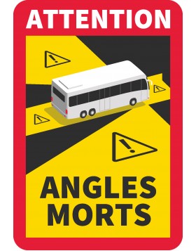 Toter-Winkel-Aufkleber für Fahrzeuge über 3,5 t in Frankreich