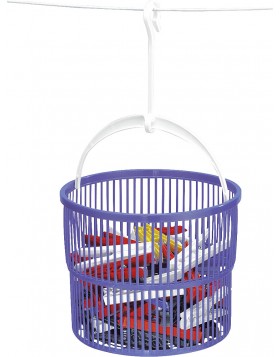 Wäscheklammernkorb inklusive Wäscheklammern