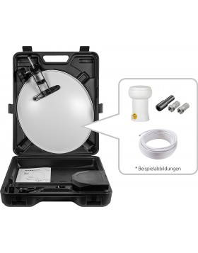 Βαλίτσα Camping Mobile Sat-Anlage inkl. LNB und Kabel