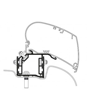 Αντάπτορας οροφής VW Crafter ab 2017 3-tlg. Linkslenker