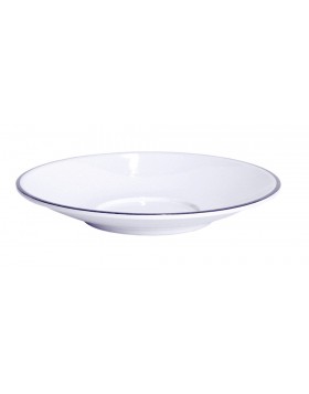 Untertasse für Henkelbecher Linea Blue weiß/blau