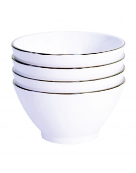 Μπολ δημητριακώνn Set Linea Black 4-tlg.