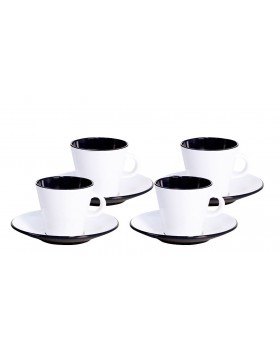 Espresso Set Linea Black 4-tlg.