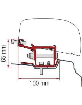 Αντάπτορας 2-τεμ. Renault Trafic L1 από 2014 για F40an