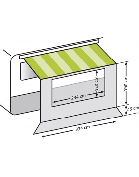 Universal Sun Blocker για μαρκίζες