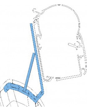 Μαρκίζας Αντάπτορας PR für Ducato H2 Roofrack