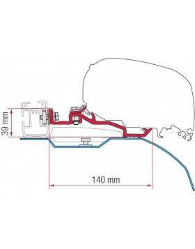 Αντάπτορας kit F80S Ducato H2