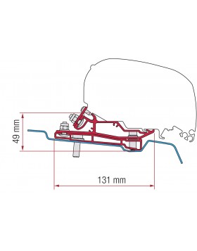 Αντάπτορας F80S Ford Transit H3 από 2014