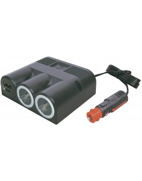Πρίζα τριπλή mit Power USB-C/A Doppelsteckdose 12 - 24 V