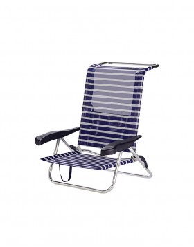 Καρέκλα παραλίας Beach Chair Nytexline μπλε/ασπρο