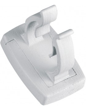 Rundclips lichtgrau, 2-er-Set