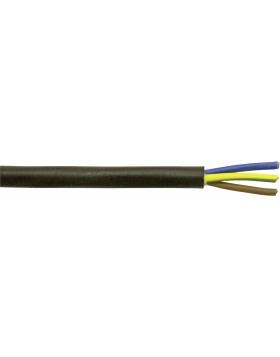 Ηλεκτρική γραμμή H05VV-F 20 m schwarz 1,5 mm²