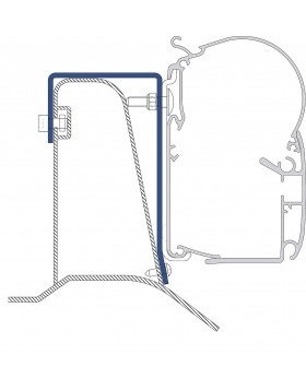 Αντάπτορας Ducato H2 Roofrail ab 2006