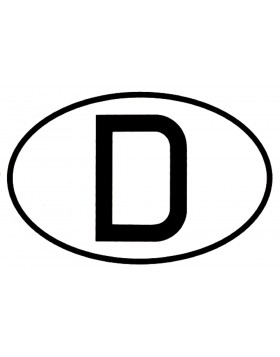 D-Schild Euro-Norm