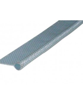 Textilkeder grau 7x25 mm