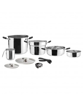 Κατσαρόλες Stainless Steel Set Academy 8 + 1 (22 cm)