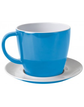 Σετ κούπα με πιατάκι 250 ml μπλέ