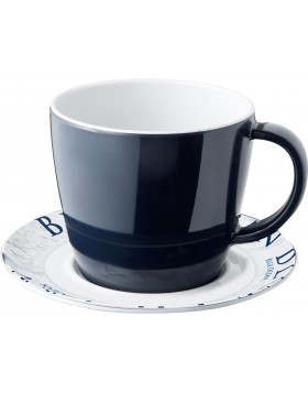 Φλυτζάνι καφέ με πιατάκι Blue Ocean 250 ml