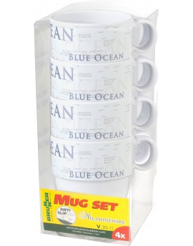 Κούπα 300 ml Blue Ocean (4 τμχ.)
