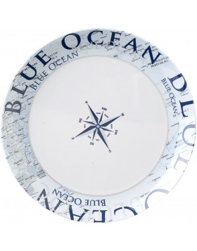Πιάτο φαγητού Blue Ocean 25 cm