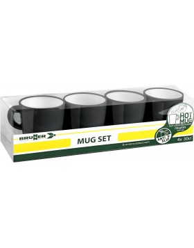 Κούπα 300 ml Black (4 τμχ.)