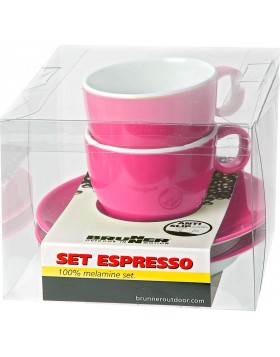 Σετ φλυτζάνι Espresso ροζ (2 τεμ.)