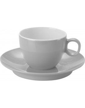 Σετ φλυτζάνι Espresso με πιατάκι γκρί