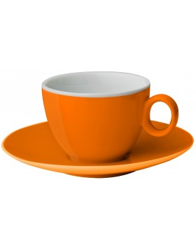 Σετ φλυτζάνι Espresso με πιατάκι πορτοκαλί