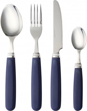 Cutlery set Party 16pcs (grey)